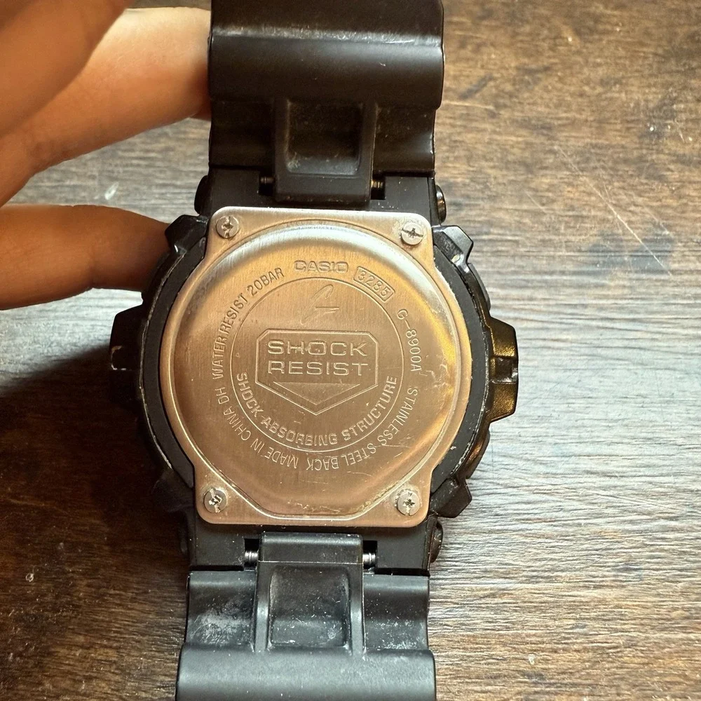 Casio G-Shock GR-8900A 3285 Tough Reverse Black‎ Blue Dial Watch